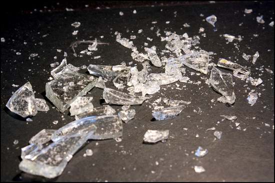glass shards